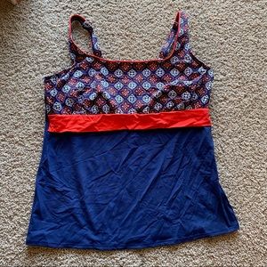 Ornate Orange Tankini